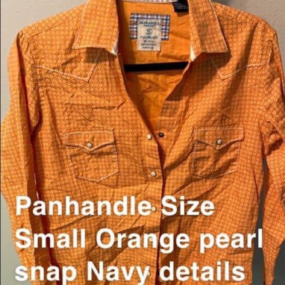 Pearl snap button up western shirt